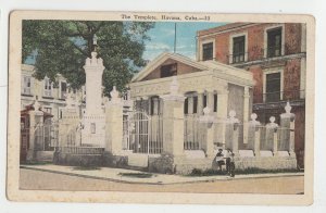 P2741 old postcard advertising kodaks  camera shop reverse, the templete cuba