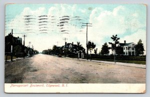 1907  Narragansett Boulevard  Edgewood  Cranston  Rhode Island RI    Postcard