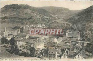 Old Postcard La Bourboule General view and Vallee Vendeis