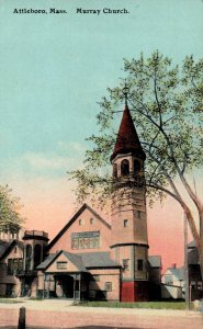Attleboro, Massachusetts - A view of the Murray Church - in 1914