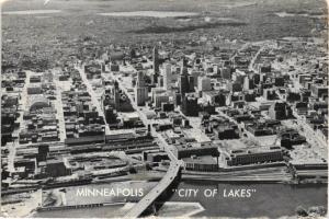 MINNEAPOLIS MINNESOTA AERIAL VIEW