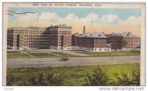 Rear view St.Mary''s Hospital, Rochester, Minnesota, PU-1926