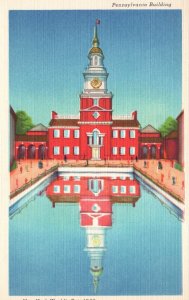 Vintage Postcard Pennsylvania Building New York World's Fair Historic Replica