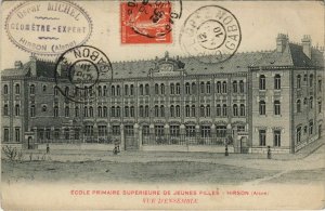 CPA HIRSON Egcole Primaire sup. De jenes Filles (152090)