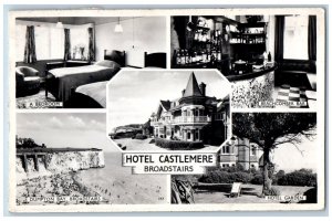 Kent England Postcard Hotel Castlemere Broadstairs Multiview 1967 RPPC Photo