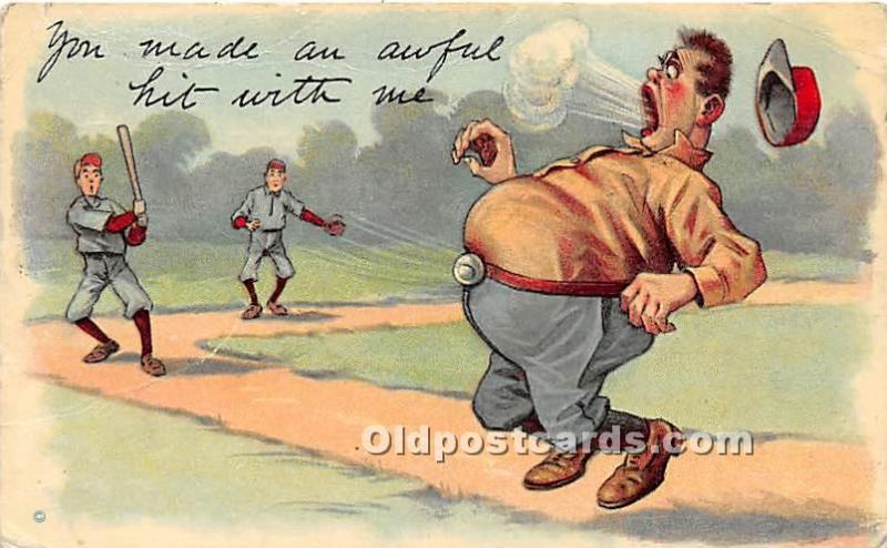 Awful hit Baseball 1911 