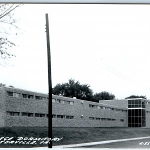 c1950s Centerville, IA RPPC College Dormitory Community Real Photo Postcard A103