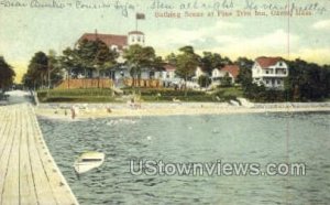 Bathing Beach - Onset, Massachusetts MA Postcard