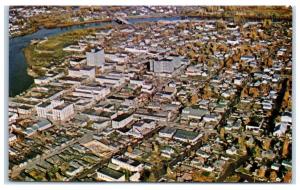 1960s/70s Aerial View of Fairbanks, AK Postcard Postcard