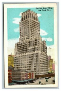 Vintage 1930's Postcard Panoramic View Barclay Vesey Building New York City NY