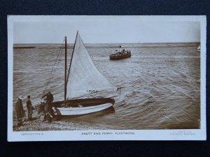 Lancashire Wyre FLEETWOOD Knott End Ferry c1943 RP Postcard