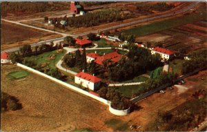 Aerial View Lower Fort Garry, Winnipeg Manitoba Vintage Postcard G69