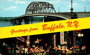 Greetings From Buffalo New York Split View