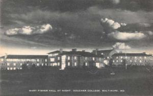 Baltimore Maryland Goucher College Mary Fisher Hall Antique Postcard K35027