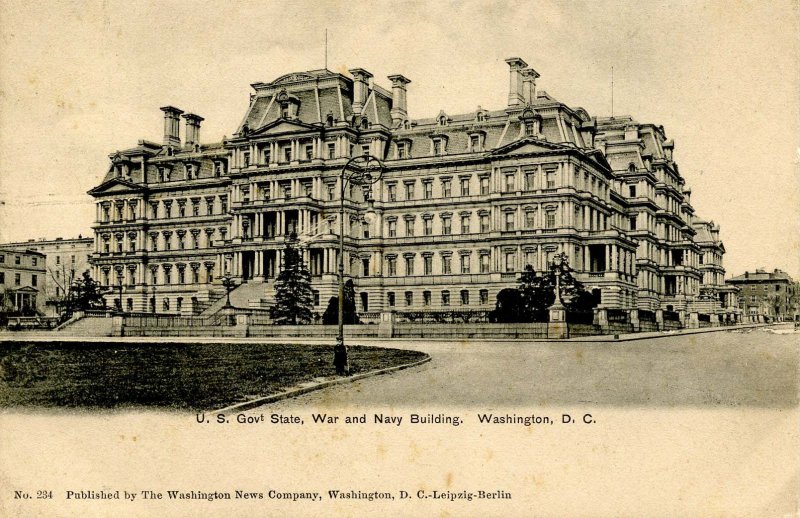 DC - Washington. War and Navy Building circa 1900