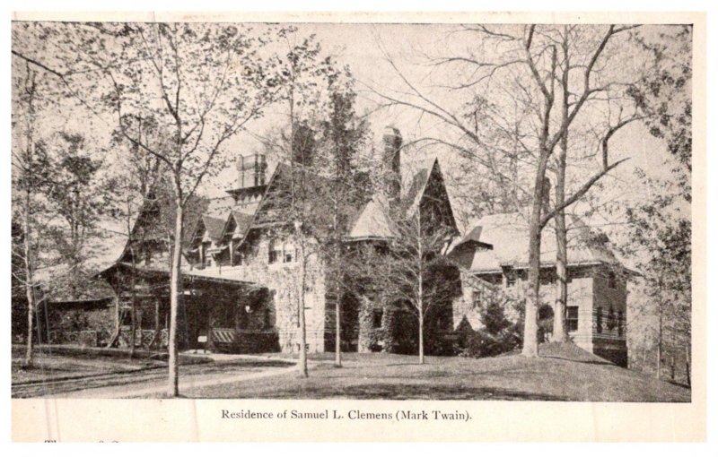 Connecticut Hartford  ,  Residence Samuel L. Clemens , ( Mark Twain )