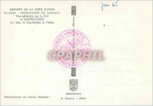 Postcard Modern REFLECTIONS OF THE RIVIERA PRINCIPALITY OF MONACO g�n�ral...