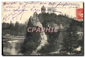 Postcard Old Paris Buttes Chaumont The Belvedere