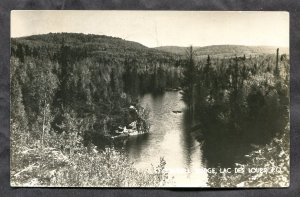 h2607 - LAC DES LOUPS Quebec 1946 O'Connell Lodge Real Photo Postcard