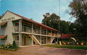 Postcard 1920s Wisconsin Dells Finch Motel occupation roadside 24-6792