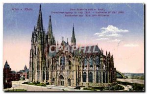 Old Postcard Koin a Rhein Dom sadeite