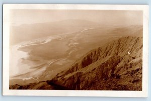 Death Valley California CA Postcard RPPC Photo National Park 1933 Vintage Posted