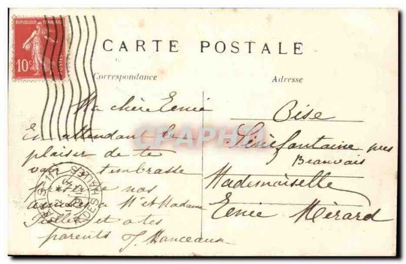 Paris Old Postcard The Medici Fountain