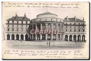 Old Postcard Rennes Theater