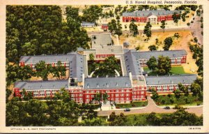 Florida Pensacola U S Naval Hospital 1944 Curteich