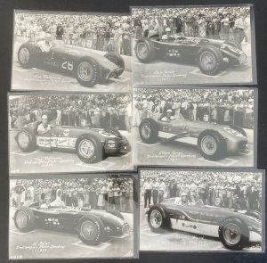 Mint Indy 500 Real Photo Postcard 33 Starters 1957 Indianapolis Motos Speedway