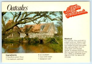 2 Recipe Postcards A TASTE OF SCOTLAND Oatcakes SHORTBREAD  4x6