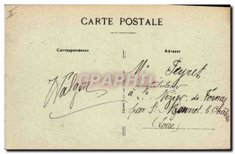 Old Postcard Folklore Saltmarsh Croisic Panorama to the Bourg de Batz