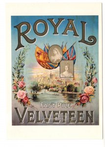 Royal Velveteen, Fabric Advertising, Fashion, Queen Victoria, England