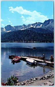 LAKE MARY, MAMMOTH LAKES California CA  Mono County  1967  Postcard