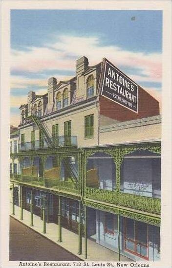 Louisiana New Orleans Antoines Restaurant 713 St Louis St