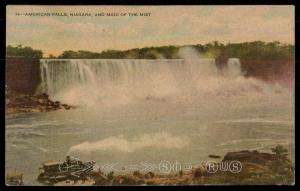 American Falls, Niagara and Maid of the Mist