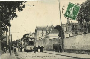 PC FRANCE, GAGNY, CHATEAU DESTOUCHES ET ARRÉT, Vintage Postcard (b31527)