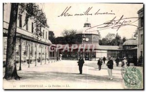 Old Postcard Contrexeville Pavillon
