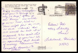 AERIAL VIEW OF CHICAGO, IILINOIS