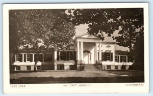 RPPC CINCINNATI, Ohio OH ~ THE TAFT MUSEUM c1930s-40s Real Photo Postcard