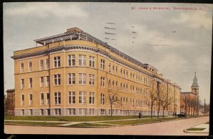 Vintage Postcard 1919 St. John's Hospital, Springfield, Illinois (IL)