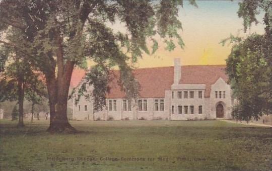 Heldelberg College Commons For Men Tiffin Ohio Albertype Handcolored