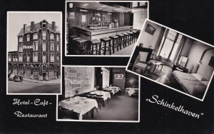 Amsterdam Hotel Cafe Schinkelhaven Real Photo Old Postcard