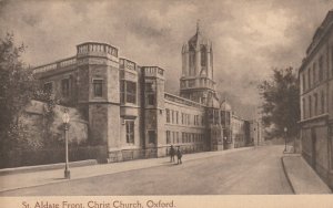 OXFORD, ST ALDATES FRONT, CHRIST CHURCH, Oxfordshire - Vintage POSTCARD