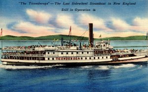 The Ticonderoga Sidewheel Steamboat