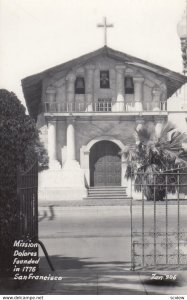 RP: Mission Dolores , SAN FRANCISCO , California , 1930-40s ; ZAN 206