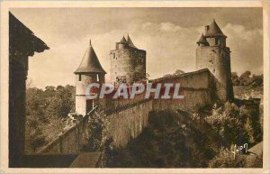 Old Postcard Fougeres (Ille et Vilaine) Le Chateau Lookout Tower Melusim and ...