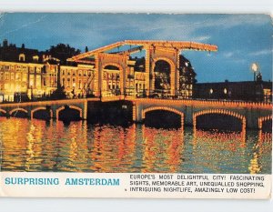 Postcard Surprising Amsterdam, Netherlands