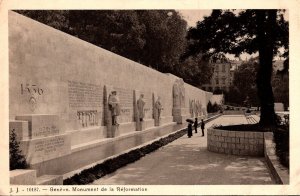 Switzerland Geneve Monument de la Reformation