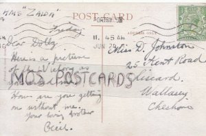 Genealogy Postcard - Johnston - Kent Rd, Liscard, Wallasey, Cheshire - Ref. R602